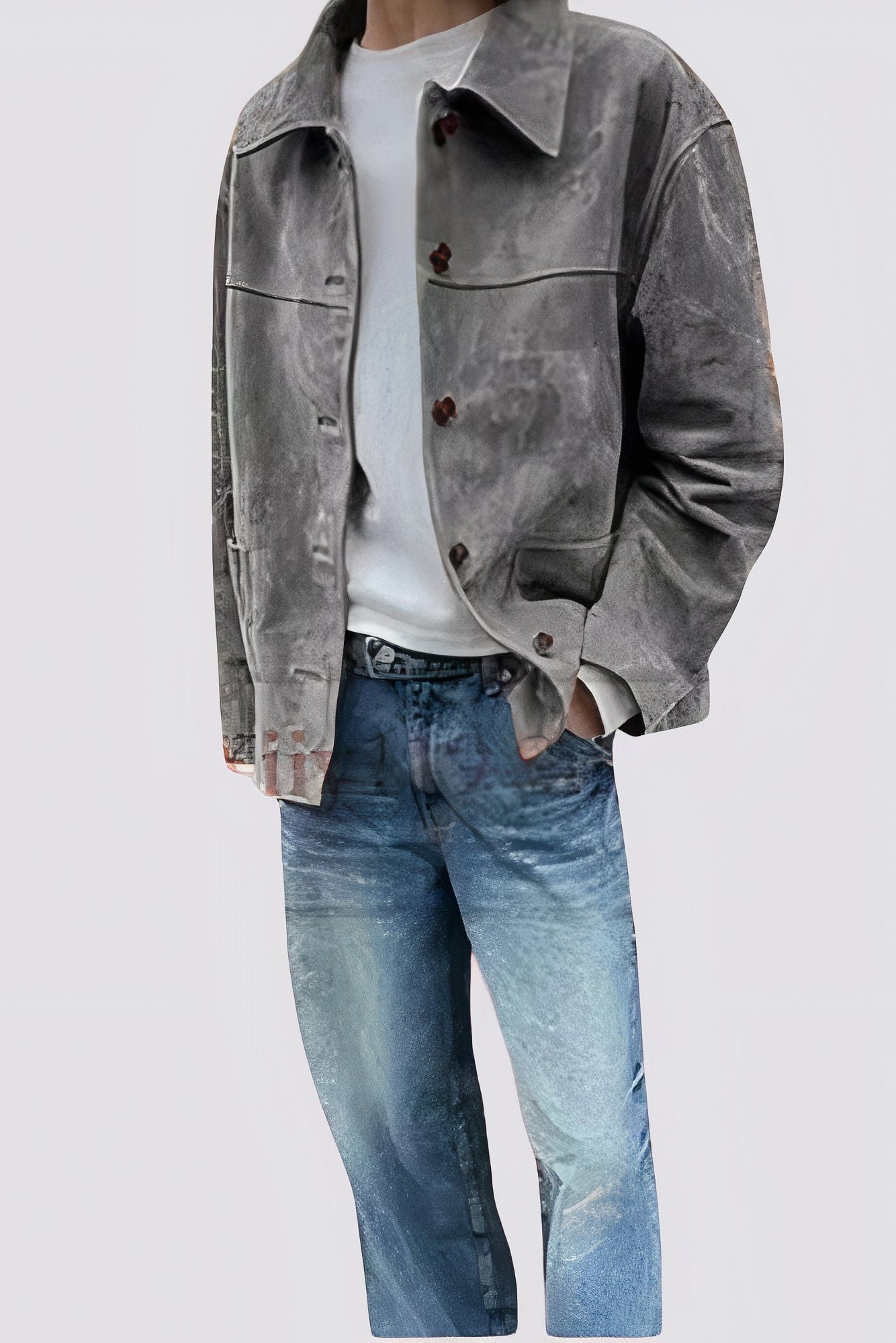 Vintage Suède Herenjack